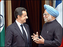 سرکوزي اور منموہن