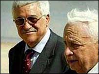 شارون و عباس