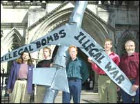 جنگ کے خلاف احتجاج