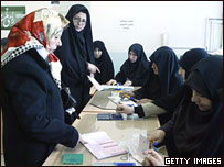 رای دهندگان در ایران