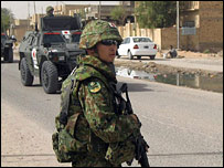 سرباز آمریکایی در عراق