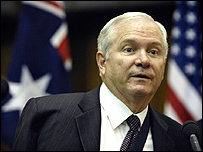 अमरीकी रक्षा मंत्री राबर्ट गेट्स 