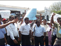 Protest against abduction of activists