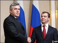 Thủ tướng Anh và Tổn thống Nga