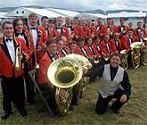 Seindorf Biwmares, enillwyr cystadleuaeth Bandiau Pres Dosbarth 1, brynhawn dydd Sul