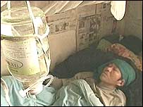 Một bệnh nhân AIDS đang chết dần ở Trung Quốc