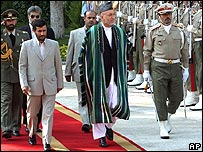 حامد کرزی در تهران