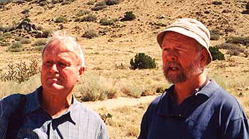 Julian with Earth First founder, Dave Foreman