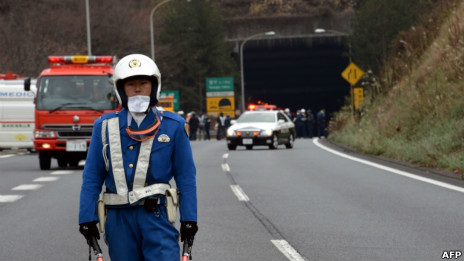 Sập hầm ngầm ở Nhật Bản