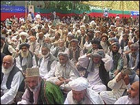 مردم بغلان در ديدار با حامد کرزی