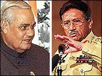 مشرف اور واجپئی