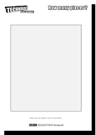 Cut out pieces target area.