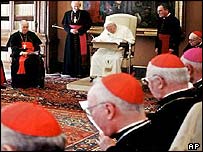 Cardeais no consistório