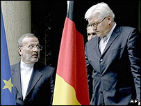 منوچهر متکی و فرانک والتر اشتاين ماير 