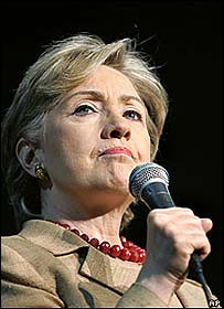 A pré-candidata democrata à Casa Branca, Hillary Clinton