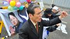 韓國反朝鮮民眾在坡州通往朝鮮的道路上示威（10/4/2013）