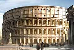 Images: Artist's impression of The Colosseum - the Arena of Death, 