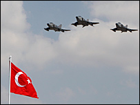 ترکی کے جنگی طیارے