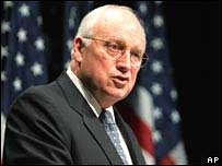 O vice-presidente dos Estados Unidos, Dick Cheney