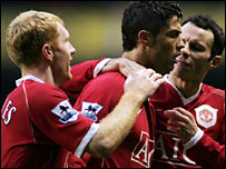 پیروزی منچستر بر تاتنهام 