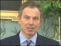 برطانوی وزیر اعظم ٹونی بلئیر 