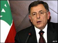 Fouad Siniora, primeiro-ministro libanês