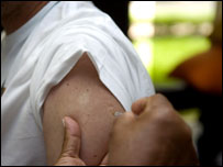 Vacina contra febre amarela em Mato Grosso do Sul. Foto: Luís Oliveira/MS