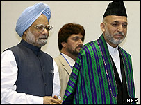 حامد کرزی و منموهان سينگ