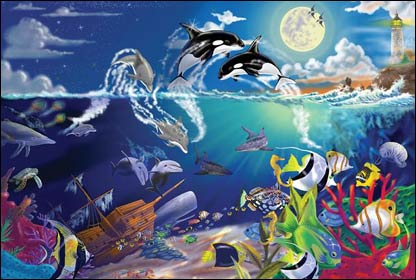 محل شهزاده در زير آب