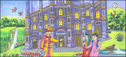 لالو ماما و مهمانان در قصر