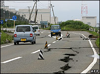 Đường sá ở Kashiwazaki