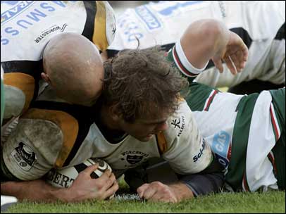 Drew Hickey Worcester Warriors v Leicester Tigers