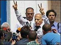 O cientista Mordechai Vanunu, quando foi solto da prisão, após 18 anos.