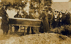 Coch Bach y Bala's funeral at Llanelidan in 1913