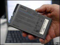 Bateria para laptop da Dell