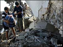 اردوگاه فلسطینی پس از حمله