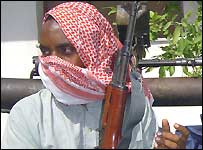 Guerrilheiro da União das Cortes Islâmicas.