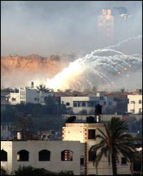 Gazze'ye düzenlenen saldırı