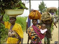 Conflito no Congo fez com que milhares deixassem suas casas