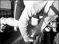 Parkour in Lincolnshire.