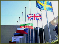 Bandeiras de países da União Européia