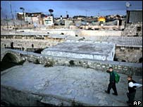 سقف خانه ها در بخش قدیمی بیت المقدس