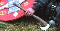 Image of axe and shield