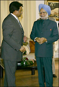 صدر مشرف اور من موہن سنگھ