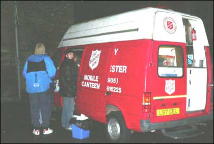 Salvation army soup kitchen