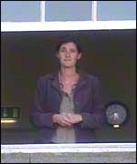 Anna Nolan in window