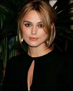 Keira Knightley, ứng viên giải nữ diễn viên xuất sắc nhất của Qủa Cầu Vàng và phim 'Sám hối' cô thủ vai chính được đề cử phim hay nhất.
