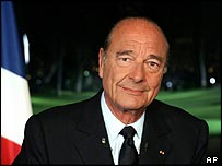 Fransa Cumhurbaşkanı Jacques Chirac