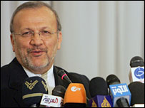 Ngoại trưởng Iran Manouchehr Mottaki 