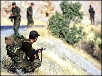 Sınırdaki Türk askerleri